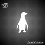 Penguin Silhouette Sticker